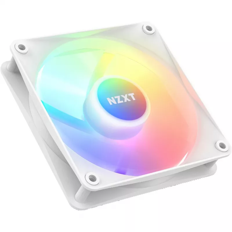 NZXT F120 RGB Core 120mm ARGB Case Fan - White