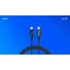 Savio USB-C - USB-C cable CL-174 1m black USB 3.2 Gen 1