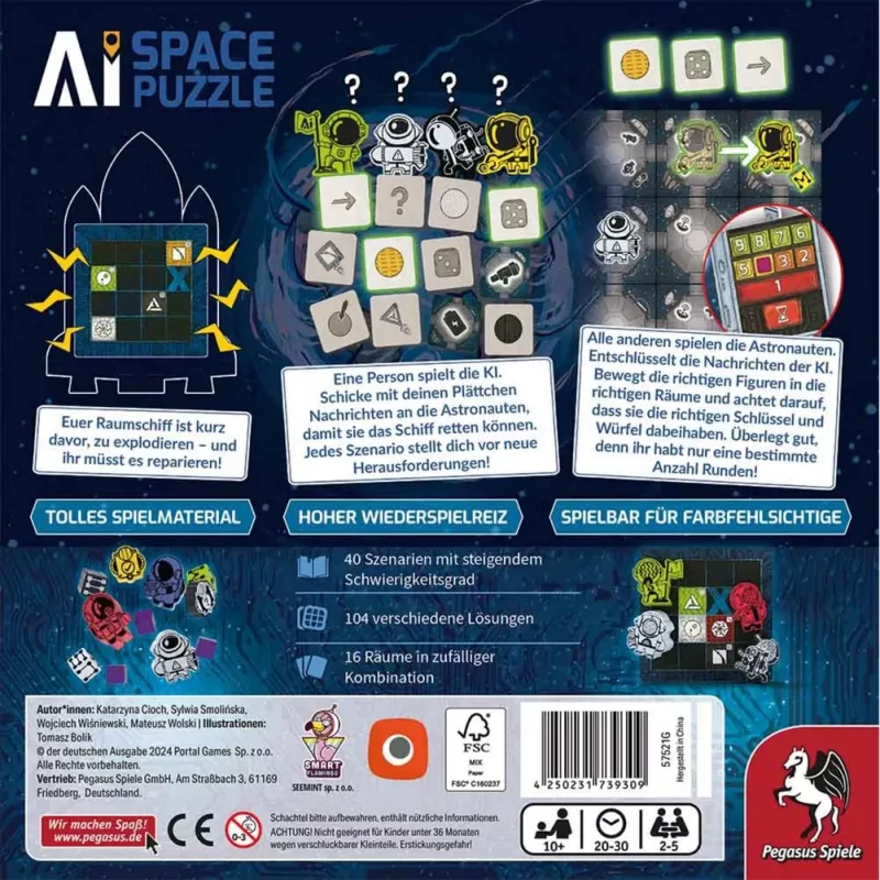 A.I. Space Puzzle, Board Game