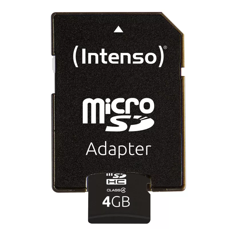Memory Card Intenso 4GB MicroSDHC Class 4 3403450
