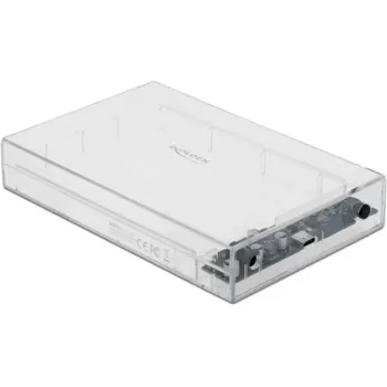 HDD/SSD enclosure DeLOCK 42623 Transparent 2.5/3.5 inch