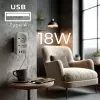 Power splitter MACLEAN MCE249 F/W — 2x mains sockets (16A + 6A) and 4x USB (2x A, 2x C PD 20W)