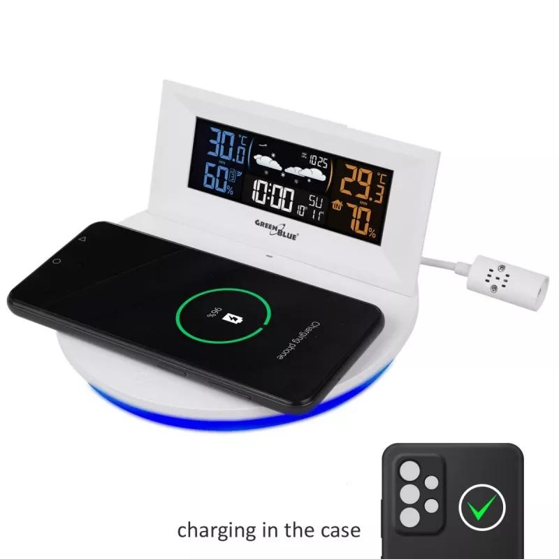 Wireless weather station with Qi GB213