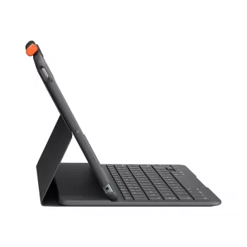 Logitech Slim Folio Grey Bluetooth QWERTZ Swiss Keyboard for iPad