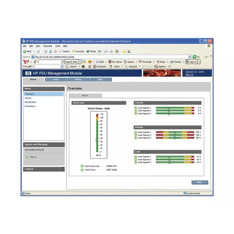 HPE PDU Management Module for Monitored PDU