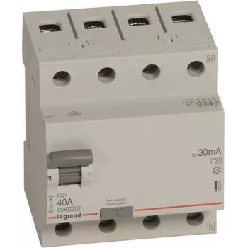 Residual current circuit breaker Legrand 402075 — 40 A, 4-pole, 30 mA