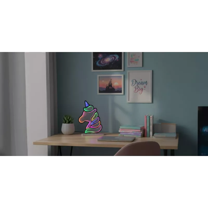 Neon lights MANTA Style UNICORN MASNL134MT with tunnel effect — decorative LED panel for room lighting
