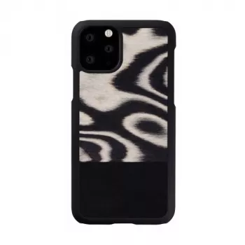 Smartphone case man and wood for iPhone 11 Pro — leopard black protective cover