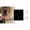 Built-in 45 cm induction hob MPM 45-IM-07 — 3 cooking zones, black, touch control