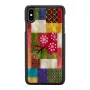 Protective smartphone case iKins for iPhone XS Max — cherry blossom pattern, black