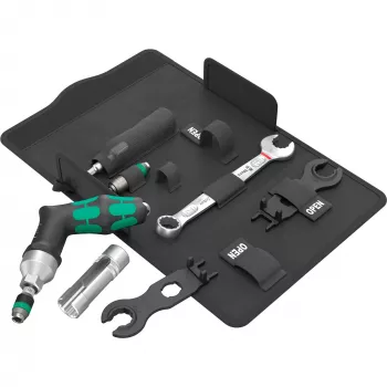 Photovoltaic mounting tool set Wera 9524 7 pcs essential tools for solar panel installation