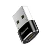 Baseus USB Male to Type-C Female Adapter Converter Black