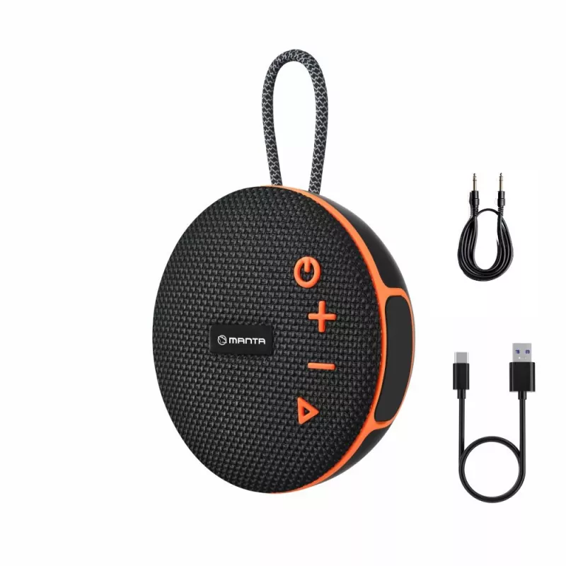Portable Speaker Manta SPK02GO, Black