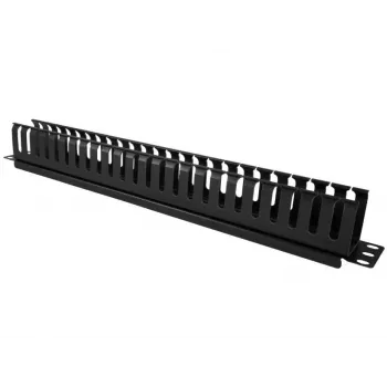 Cable box Alantec PK008 wall organizer 1U black metal/plastic