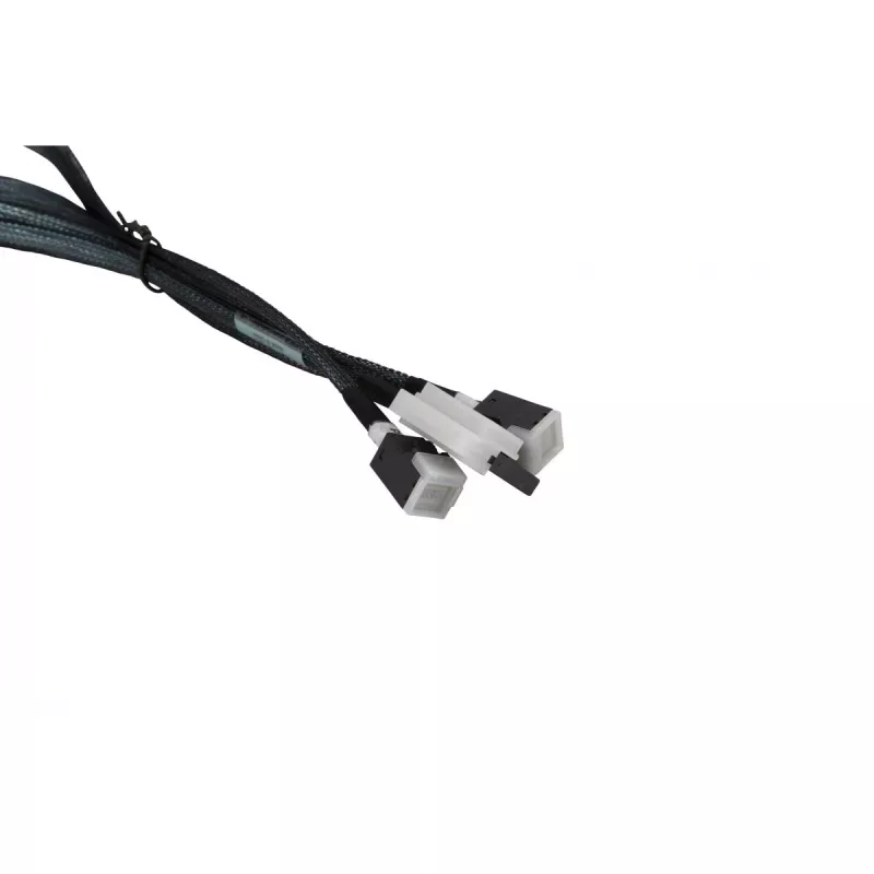 SAS Cable Supermicro CBL-SAST-0826 Slimline SAS to 2x MiniSAS 0.7m Black