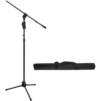 Microphone stand Omnitronic MS-3 black with carrying bag