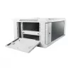 Wall-mounted rack cabinet ALLNET ALL-SMC6604GRAU 4U, grey, 50 kg capacity, key lock