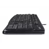 K120 Corded Keyboard, wired, USB, QWERTZ, black
