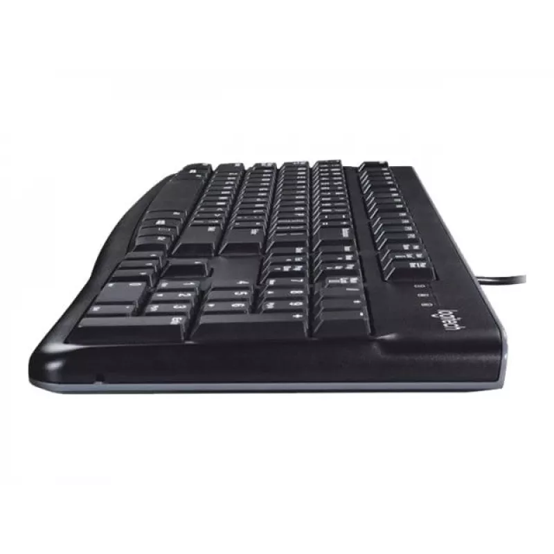 K120 Corded Keyboard, wired, USB, QWERTZ, black