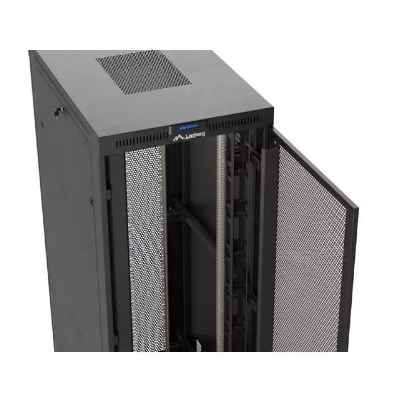 Rack cabinet LANBERG FF01-8247-23BL 47U freestanding rack, 2343×800×1200 mm, IP20, 165 kg, 1200 kg load