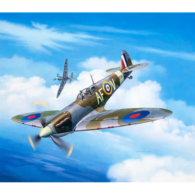 Revell Spitfire Mk.IIa plastic model kit