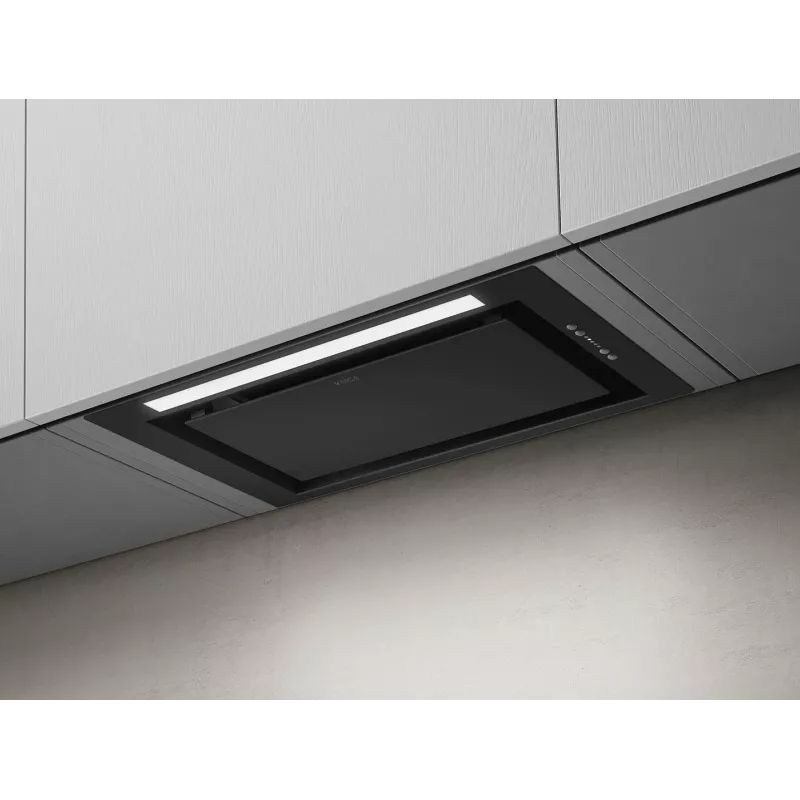 Elica LANE-80-BLK Lane 72cm Canopy Cooker Hood - Black