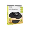 PORT CONNECT | Ergonomic Mouse Pad | 200 x 230 x 20 mm | Black