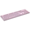 Wireless Keyboard CANYON HKB-W01 — compact pink layout, UK/US keycaps
