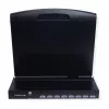 Rack console VALUE 26.99.0123, 17 inch (43.2 cm) LCD, 1280×1024, 1U, French keyboard, black