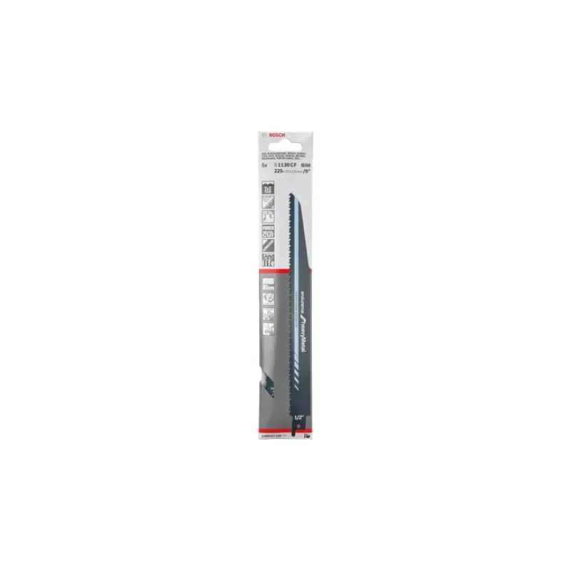Sabre saw blade Bosch S 1130 CF Endurance for Metal
