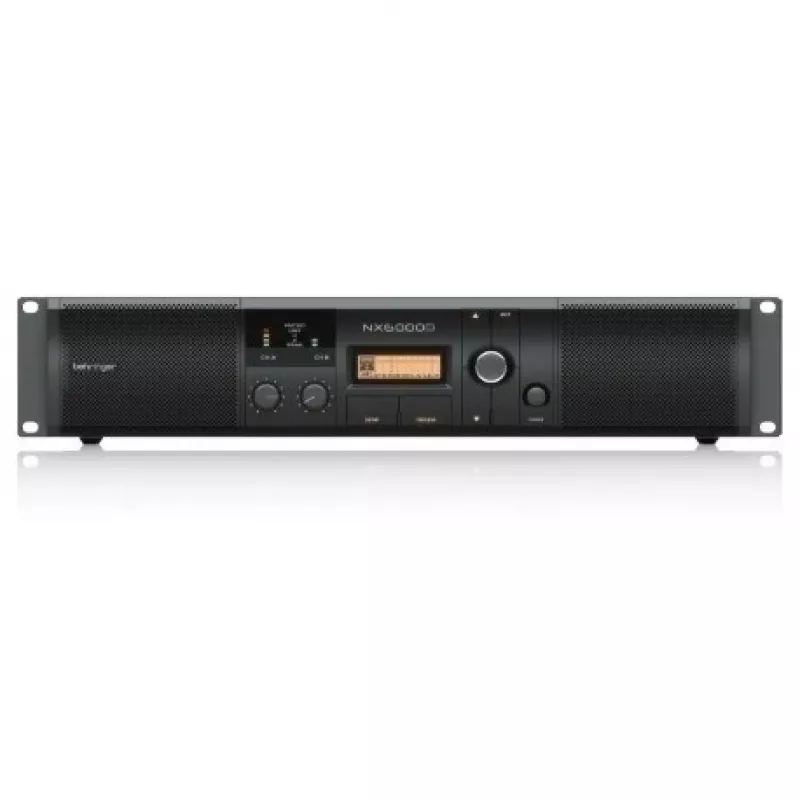 Behringer NX6000D audio amplifier 2.0 channels Home Black