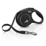Retractable leash Flexi New Classic Cat XS 3 m — cord lead for small pets, black, max load 8 kg