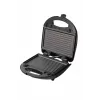 Blaupunkt SMS611 Sandwichmaker non-stick coating, grill function, toast function, cool-touch housing Black, Silver (SMS611)