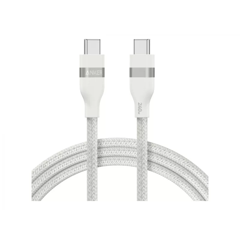 USB-C to USB-C cable Anker A82E2 — USB 2.0, 0.9 m, white