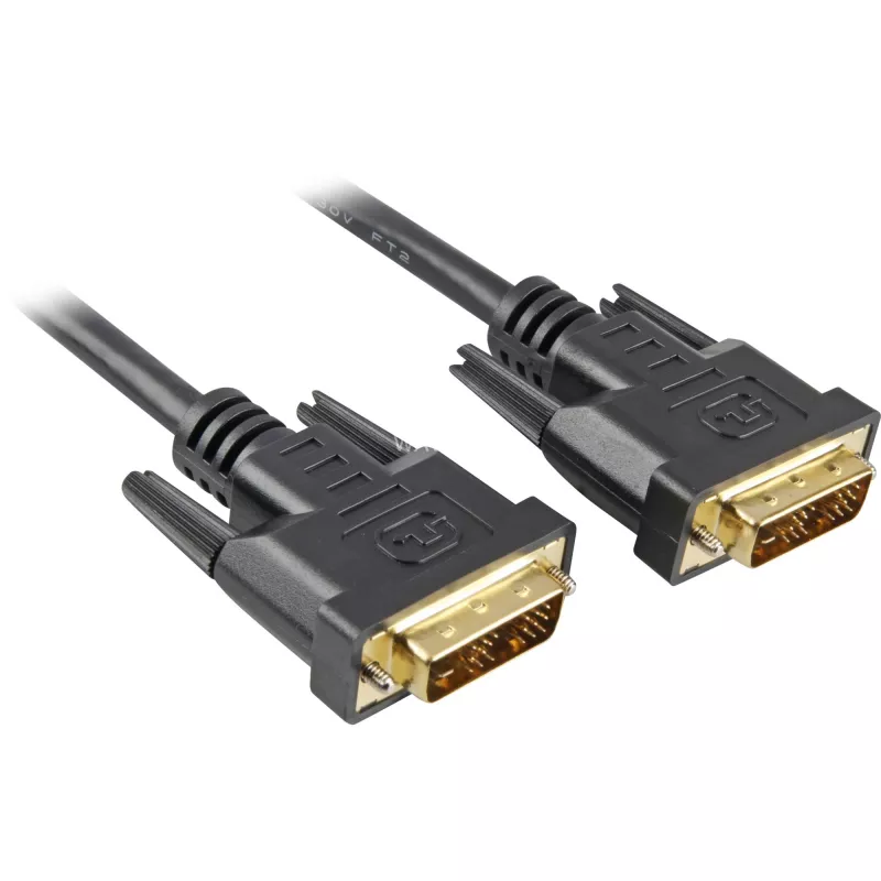 Cable DVI-D > DVI-D (black, 5 Meter, Single Link, 18+1)