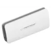 Portable charger Esperanza EMP106WE Radium — 8000 mAh, 3-device output, Micro-USB input, 5V/2A & 5V/1.5A/1A outputs, grey