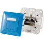 Socket-outlet 2 x RJ-45 ShiverPeaks 74280-B — Cat6a, 500 MHz, blue, metal housing