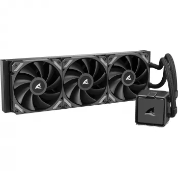 All-in-One CPU Liquid Cooler Sharkoon S40, 360 mm Radiator, Black
