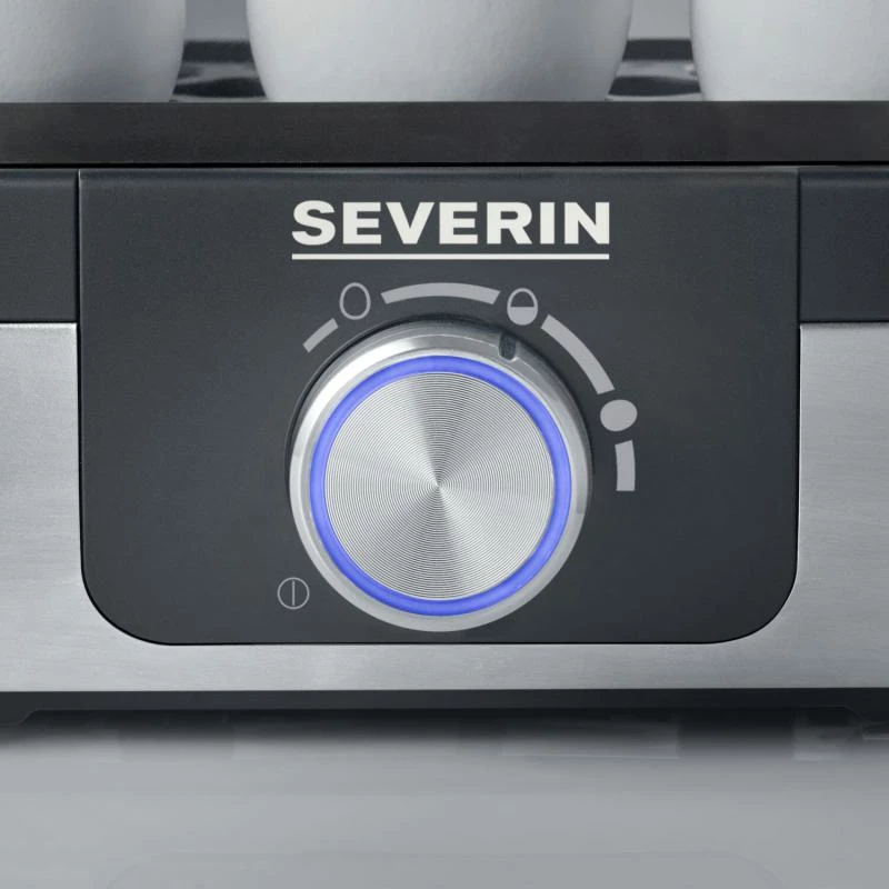Egg Cooker Severin EK 3163 3 Egg Black Stainless Steel Transparent
