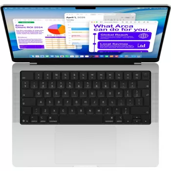Apple MacBook Pro Silver MDE64D/A - 35,6cm (14''), M5 10-Core Chip, 10-Core GPU, 24GB RAM, 1TB SSD / without Power Supply
