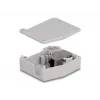 DeLOCK DIN rail Adapter RJ45 jack to RJ45 jack Cat.6A Grey