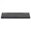 Manhattan 4K@60Hz 8-Port HDMI Splitter with Downscaling, Splits One HDMI Input to Eight HDMI Outputs (1x8), 18G, EDID Switch for Downscaling, Black