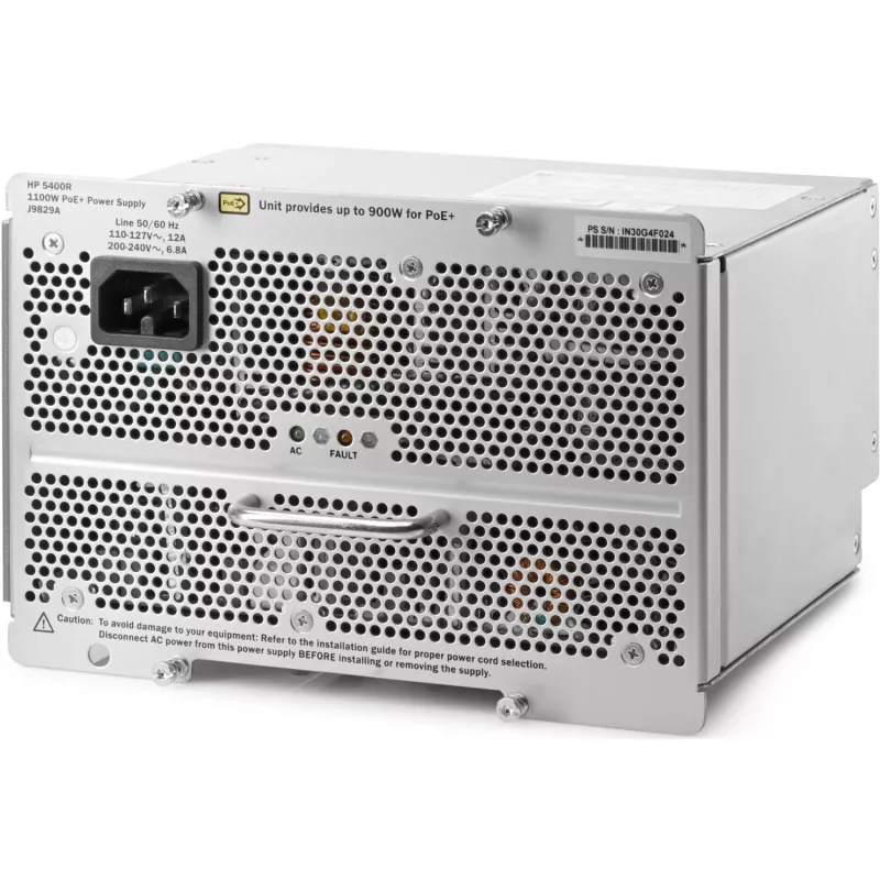 Hewlett Packard Enterprise HP 5400R 1100W POE+ ZL2 Power Supply