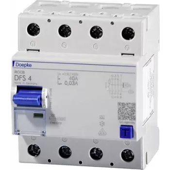 DOEPKE RCD Circuit Breaker25A DFS4A025-4/0,03-A Type A 4-pin 30mA 230/400V DFS4-025-4/0,03-A (09124901)