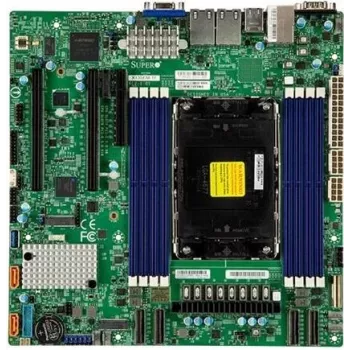 Super Micro SUPERMICRO X13SEM-TF - Motherboard - micro ATX - LGA4677 Socket-E - Intel C741 Chipset - USB 3,2 Gen 1 - 2 x 10 Gigabit LAN - Onboard Graphics (MBD-X13SEM-TF-B)