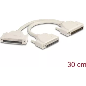 DeLOCK 67161 Serial Cable Beige 0.3 m DB-37
