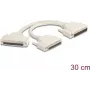 DeLOCK 67161 Serial Cable Beige 0.3 m DB-37