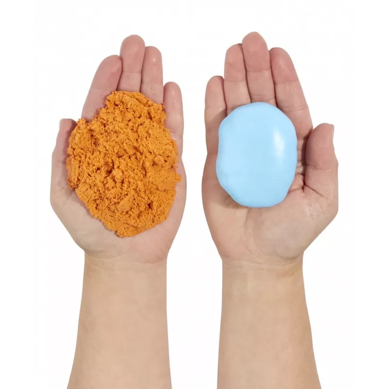 Plastic mass Wonder Factory Never Dry Dough, Light Blue, Orange