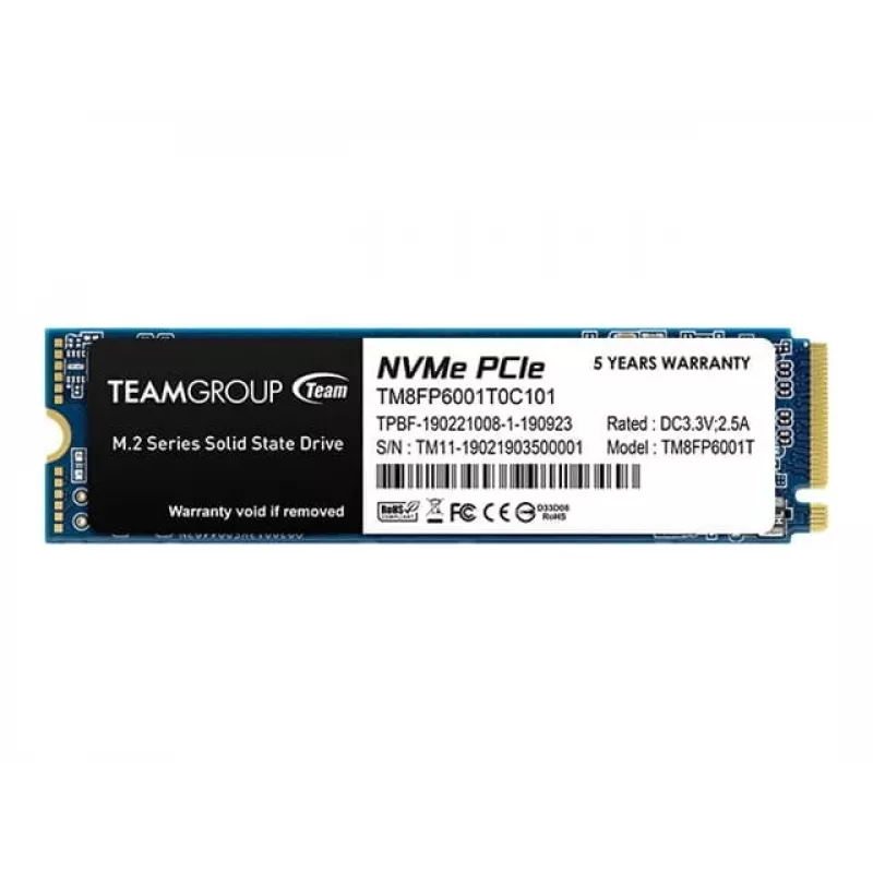 SSD disk Team Group 1 TB M.2 PCI Express 3.0 NVMe MP33