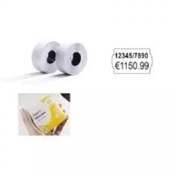 Avery Removable Price Labels - Labels - self-adhesive - White - 26 x 16 mm 1200 label(s)